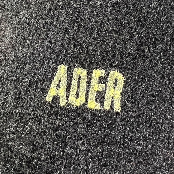 Ader Error Sweater “Teit” Women’s Size 1 / Small / 4 Black Wool & Yak Unisex EUC - Picture 3 of 8